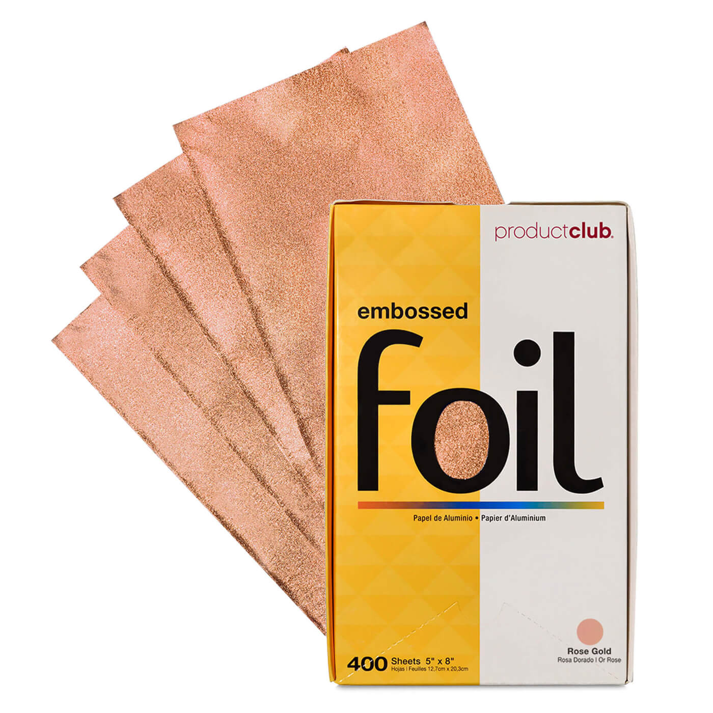 EF400-CP Product Club Precut  Rose Gold Hair Foil