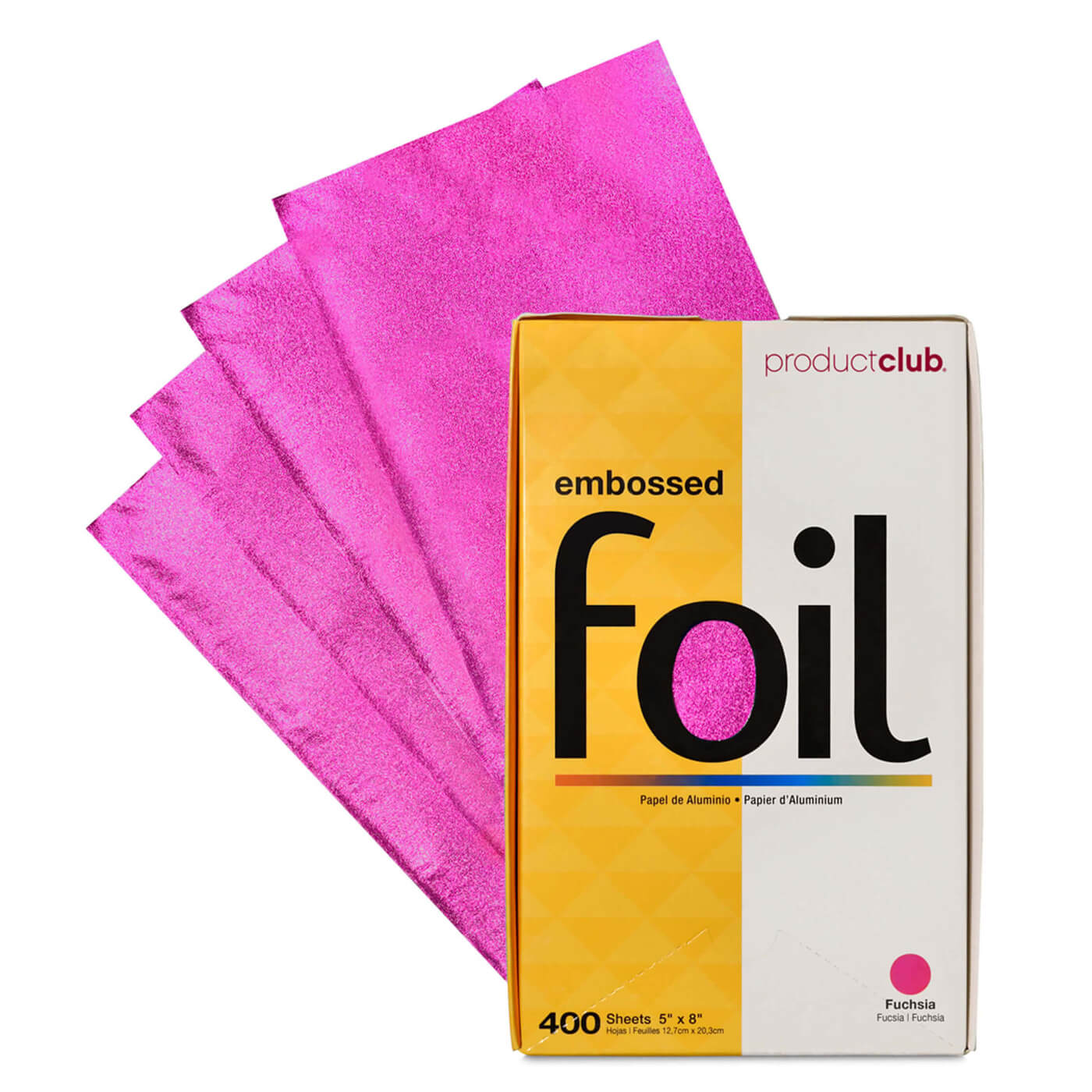 EF400-FS Product Club Precut  Fuchsia Hair Foil