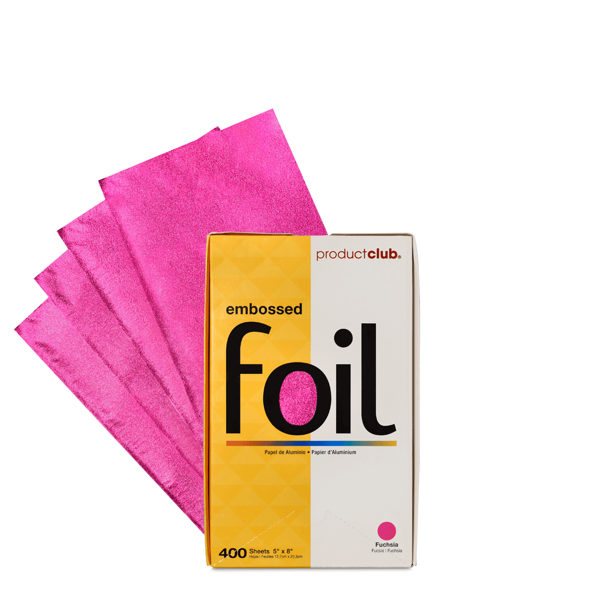 EF400-FS Product Club Precut  Fuchsia Hair Foil