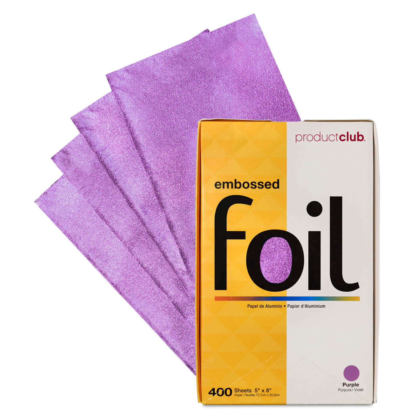 EF400-PU Product Club Precut Purple Hair Foil