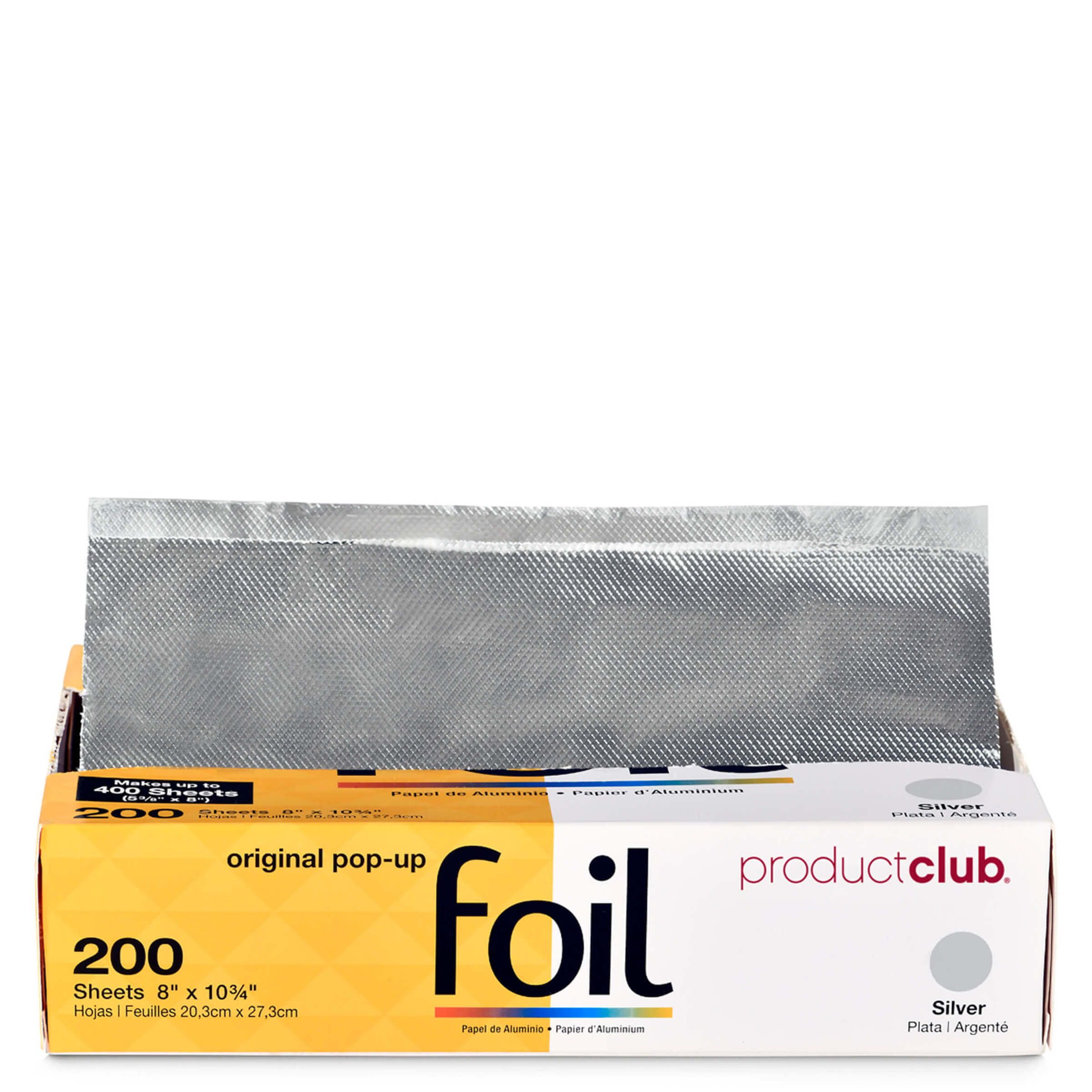 8 x 10 3/4 Original Pop-Up Foil - 200 ct. Silver