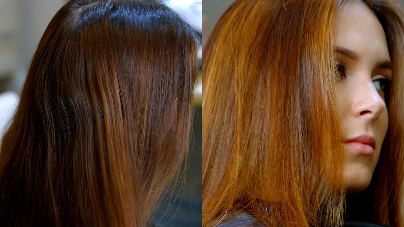 Brown Copper Balayage Training VIdeo