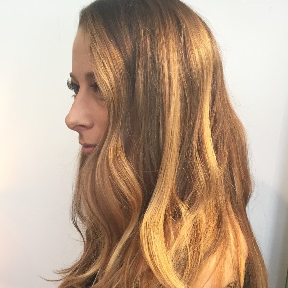 Honey Blonde Dimensional Hair Color
